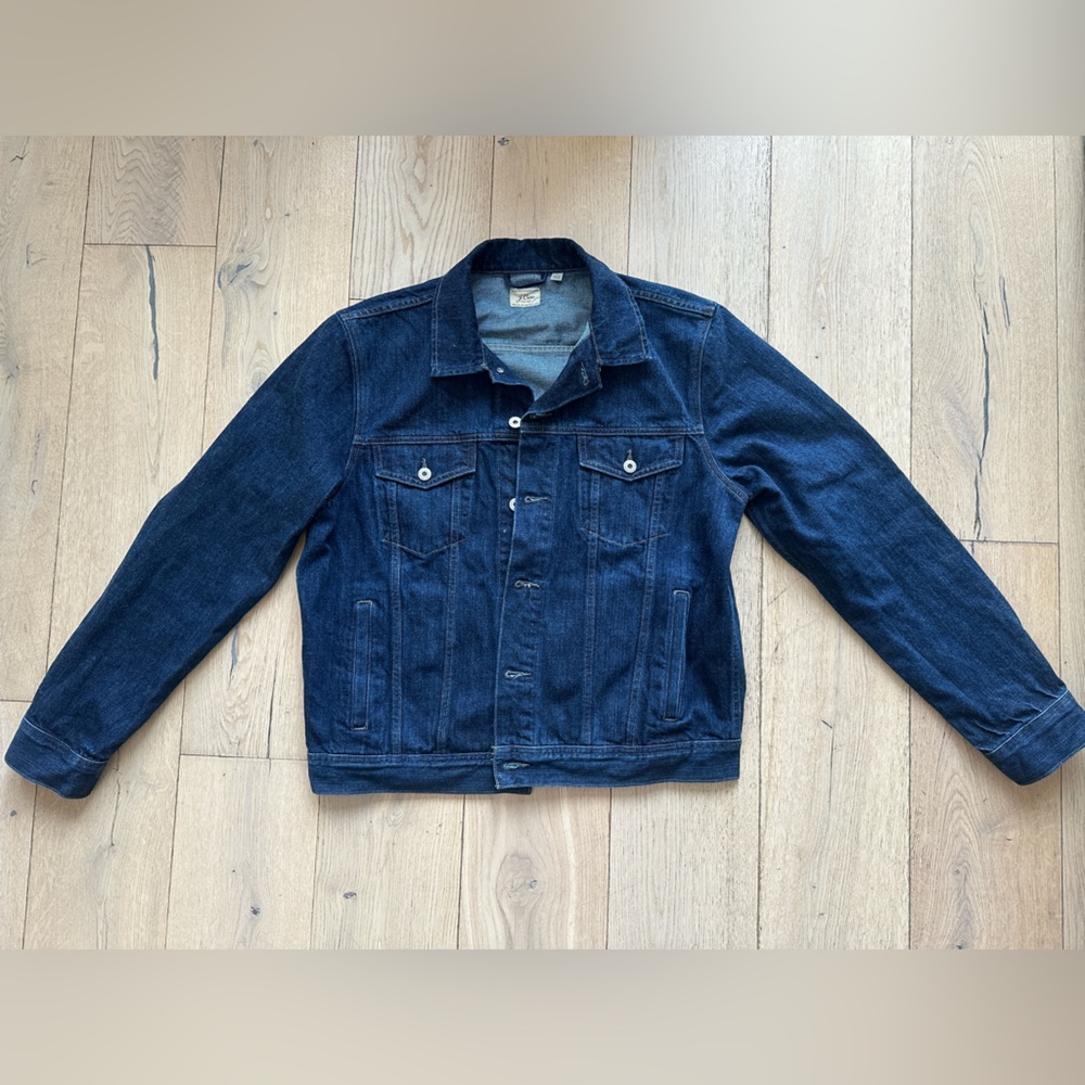 j crew denim trucker Washed In Large . One Washed Color